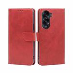 For Honor X50i 5G / 9 Lite Calf Texture Buckle Flip Leather Phone Case(Red)