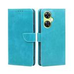 For OnePlus Nord CE 3 Lite 5G Calf Texture Buckle Flip Leather Phone Case(Blue)