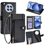 For OPPO Find X8s 5G Zipper Bag Leather Phone Case(Black)