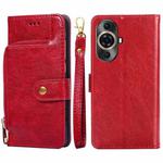 For Huawei nova 11 Pro 4G / 11 Ultra 4G Zipper Bag Leather Phone Case(Red)