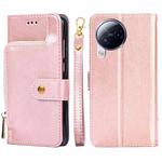 For Xiaomi Civi 3 5G Zipper Bag Leather Phone Case(Rose Gold)