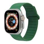 For Apple Watch 3 38mm Loop Magnetic Silicone Watch Band(Green)