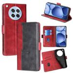 For OPPO Find X8s 5G Contrast Color Side Buckle Leather Phone Case(Red + Black)