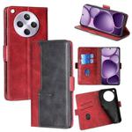 For OPPO Find X8s+ 5G Contrast Color Side Buckle Leather Phone Case(Red + Black)