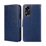 For OPPO A1 5G Crystal Texture Leather Phone Case(Royal Blue)