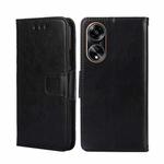 For OPPO A1 5G Crystal Texture Leather Phone Case(Black)