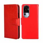 For OPPO Reno10 5G Crystal Texture Leather Phone Case(Red)
