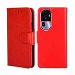 For OPPO Reno10 Pro+ 5G Crystal Texture Leather Phone Case(Red)