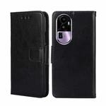 For OPPO Reno10 Pro+ 5G Crystal Texture Leather Phone Case(Black)