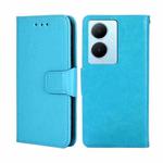 For vivo Y78 Plus 5G Crystal Texture Leather Phone Case(Sky Blue)