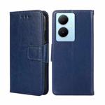 For vivo Y78 Plus 5G Crystal Texture Leather Phone Case(Royal Blue)