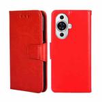 For Huawei nova 11 4G Crystal Texture Leather Phone Case(Red)