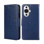 For Huawei nova 11 4G Crystal Texture Leather Phone Case(Royal Blue)