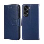 For Honor X50i 5G / 9 Lite Crystal Texture Leather Phone Case(Royal Blue)