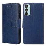 For Samsung Galaxy M15 5G Crystal Texture Leather Phone Case(Royal Blue)