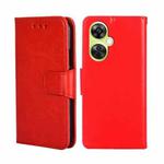 For OnePlus Nord CE 3 Lite 5G Crystal Texture Leather Phone Case(Red)