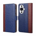 For Huawei nova 11 4G Ostrich Texture Horizontal Flip Leather Phone Case(Blue)