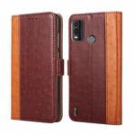 For Nokia G11 Plus Ostrich Texture Horizontal Flip Leather Phone Case(Brown)