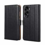 For Honor X50i 5G Ostrich Texture Horizontal Flip Leather Phone Case(Black)