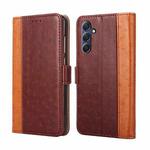 For Samsung Galaxy M54 5G Ostrich Texture Horizontal Flip Leather Phone Case(Brown)