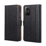 For Xiaomi Redmi Note 12S 4G Ostrich Texture Horizontal Flip Leather Phone Case(Black)