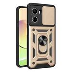 For Huawei nova 10 SE Sliding Camera Cover Design TPU+PC Phone Case(Gold)