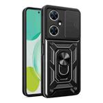 For Huawei nova 11i 4G Global Sliding Camera Cover Design TPU+PC Phone Case(Black)
