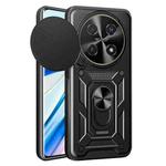 For Huawei nova 12i 4G Global Sliding Camera Cover Design TPU+PC Phone Case(Black)