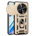 For Huawei nova 12i 4G Global Sliding Camera Cover Design TPU+PC Phone Case(Gold)