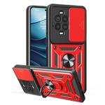 For Huawei nova 13 Pro Sliding Camera Cover Design TPU+PC Phone Case(Red)