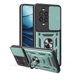 For Huawei nova 13 Pro Sliding Camera Cover Design TPU+PC Phone Case(Green)