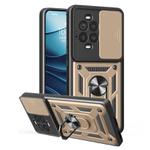 For Huawei nova 13 Pro Sliding Camera Cover Design TPU+PC Phone Case(Gold)
