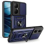 For Huawei Nova Y73 Sliding Camera Cover Design TPU+PC Phone Case(Blue)