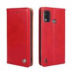 For Nokia G11 Plus Non-Magnetic Retro Texture Leather Phone Case(Red)