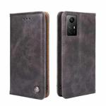 For Xiaomi Redmi Note 12S Non-Magnetic Retro Texture Leather Phone Case(Grey)