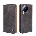 For Xiaomi Civi 3 5G Non-Magnetic Retro Texture Leather Phone Case(Grey)