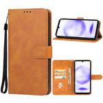 For Sharp Aquos Sense8 SH-54D Leather Phone Case(Brown)