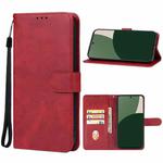 For Sharp Aquos R9 Leather Phone Case(Red)