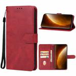 For Realme Narzo 60 Pro Leather Phone Case(Red)