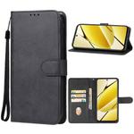 For Realme 11 5G Leather Phone Case(Black)