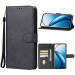 For Realme 12 Pro/12 Pro+ Leather Phone Case(Black)