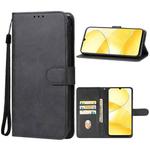 For Realme C61 Leather Phone Case(Black)