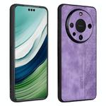 For Huawei Mate 60 AZNS 3D Embossed Skin Feel Phone Case(Purple)