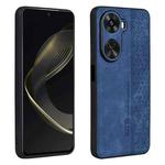 For Huawei nova 11 SE AZNS 3D Embossed Skin Feel Phone Case(Sapphire Blue)