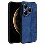 For Huawei Pura 80 5G AZNS 3D Embossed Skin Feel Phone Case(Sapphire Blue)