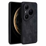 For Huawei Pura 80 Pro 5G AZNS 3D Embossed Skin Feel Phone Case(Black)