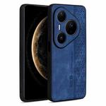 For Huawei Pura 80 Ultra 5G AZNS 3D Embossed Skin Feel Phone Case(Sapphire Blue)