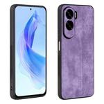 For Honor X50i AZNS 3D Embossed Skin Feel Phone Case(Purple)