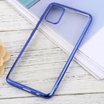 For Samsung Galaxy A51 Ultra-thin Plating TPU Protective Soft Case(Blue)