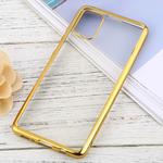 For Samsung Galaxy A51 Ultra-thin Plating TPU Protective Soft Case(Gold)